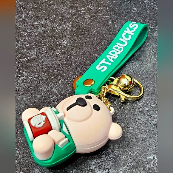 Unbranded Accessories - Cute Starbucks Bear Character Keychain NWOT
